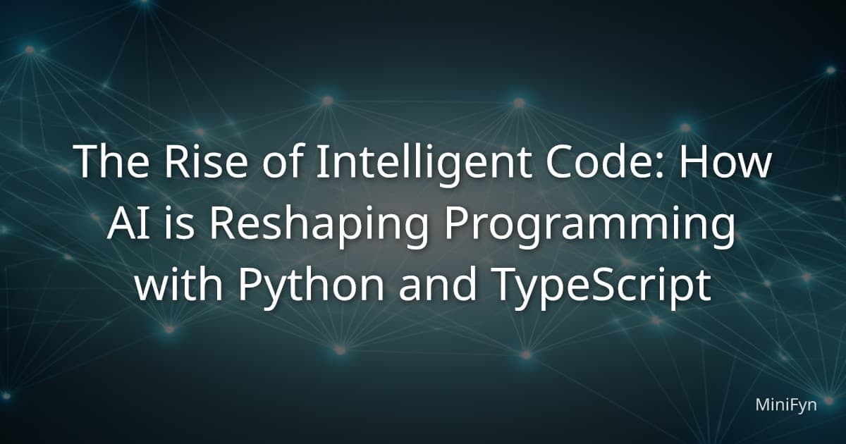 The Rise of Intelligent Code: How AI is Reshaping Programming with Python and TypeScript