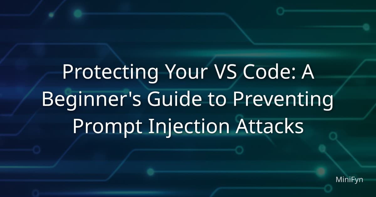 Protecting Your VS Code: A Beginner's Guide to Preventing Prompt Injection Attacks