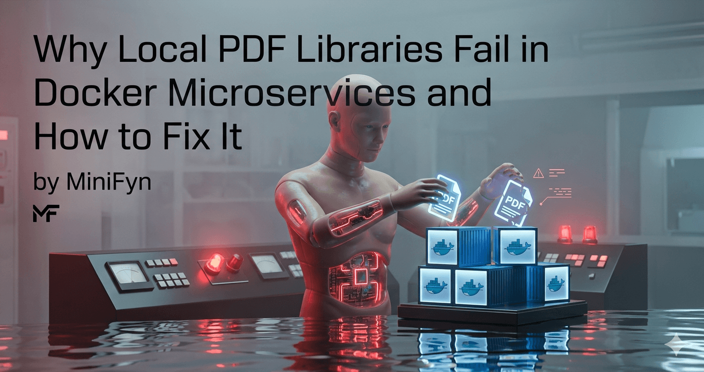 Why Local PDF Libraries Fail in Docker Microservices and How to Fix It