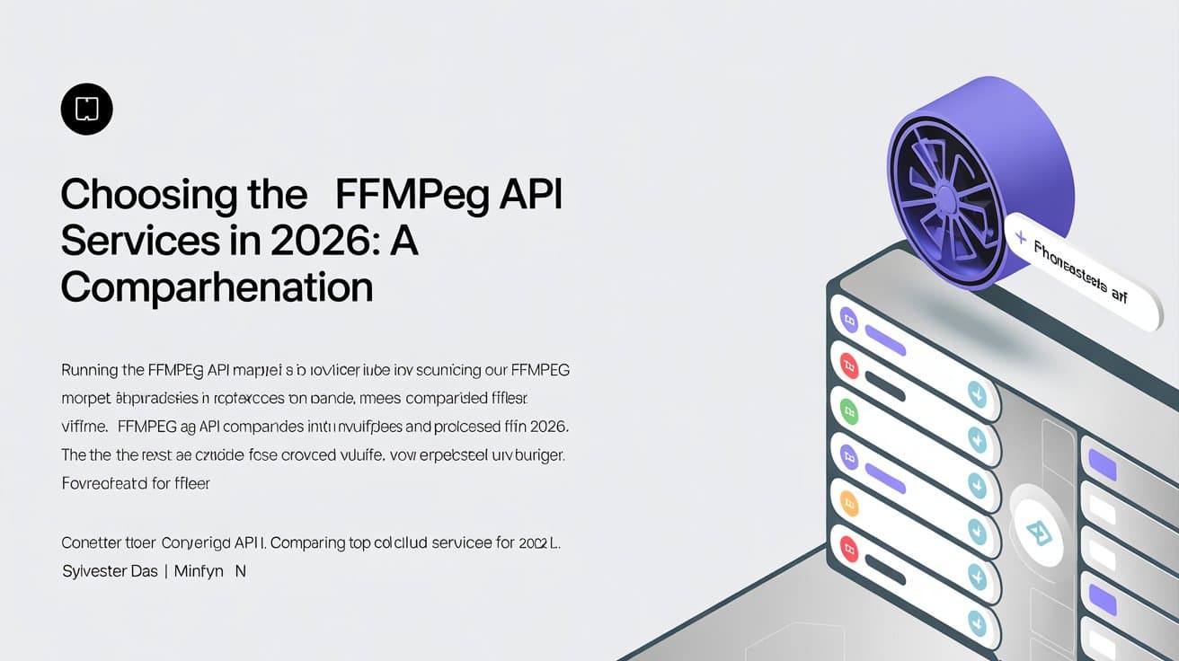 Choosing the Best FFmpeg API Services in 2026: A Comprehensive Comparison